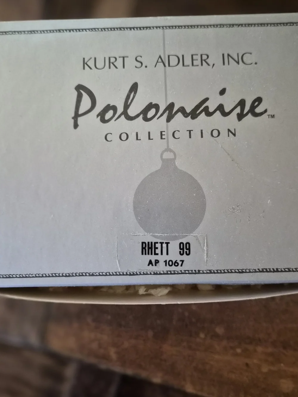 Kurt S. Adler Polonaise Rhett + Scarlet Ornaments